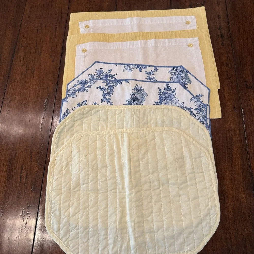 Lot of‎ 6 Vintage Handmade Placemats Tablecloth Cloths Charleston SC 13x17–13x19